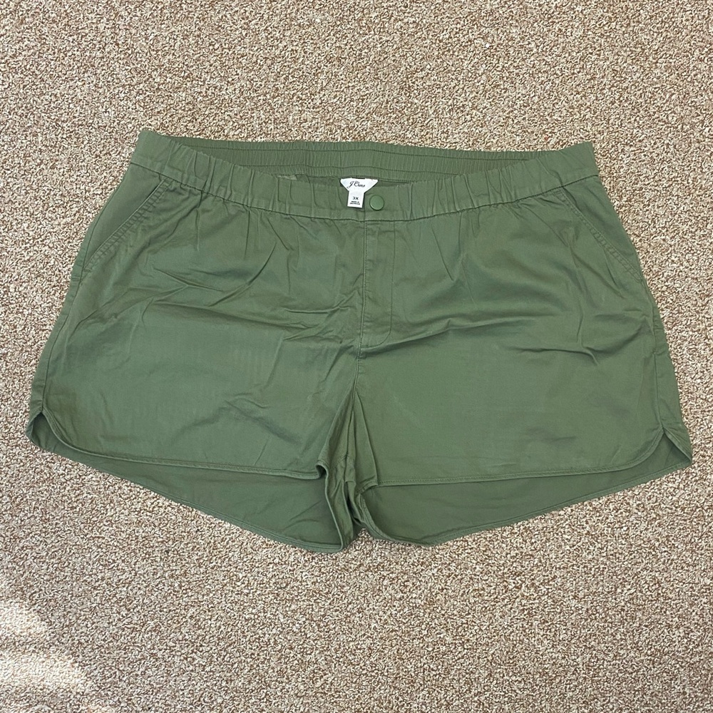 Green J. Crew shorts